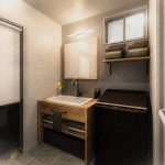 オーダー洗面化粧台デザインCG