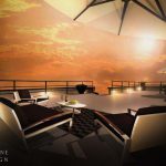 屋外家具コーディネートCGイメージパース