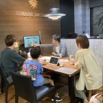ソファーコーディネート提案の打合せ