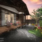 湖畔に佇むはなれ宿「水屋敷」様-特別客室CGパース