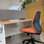 北欧ナチュラル木目柄オフィス家具